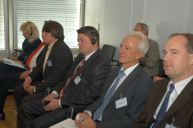 Wirtschaftstag des BVMW mit der Commerzbank Frankfurt am Main und dem Zentrum für Marketing des russischen Unternehmer – Verbandes RSPP, 05.09.2007 in Frankfurt/Main